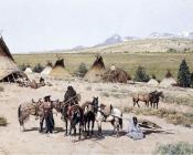 Indian Encampment - 亨利·法尔尼